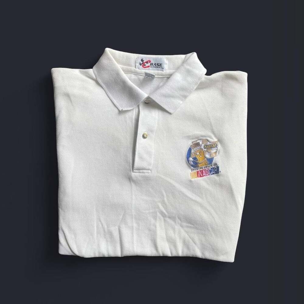 Vintage Nascar Chase Authentics Polo Medium Planters Mr Peanut Dale Jarrett